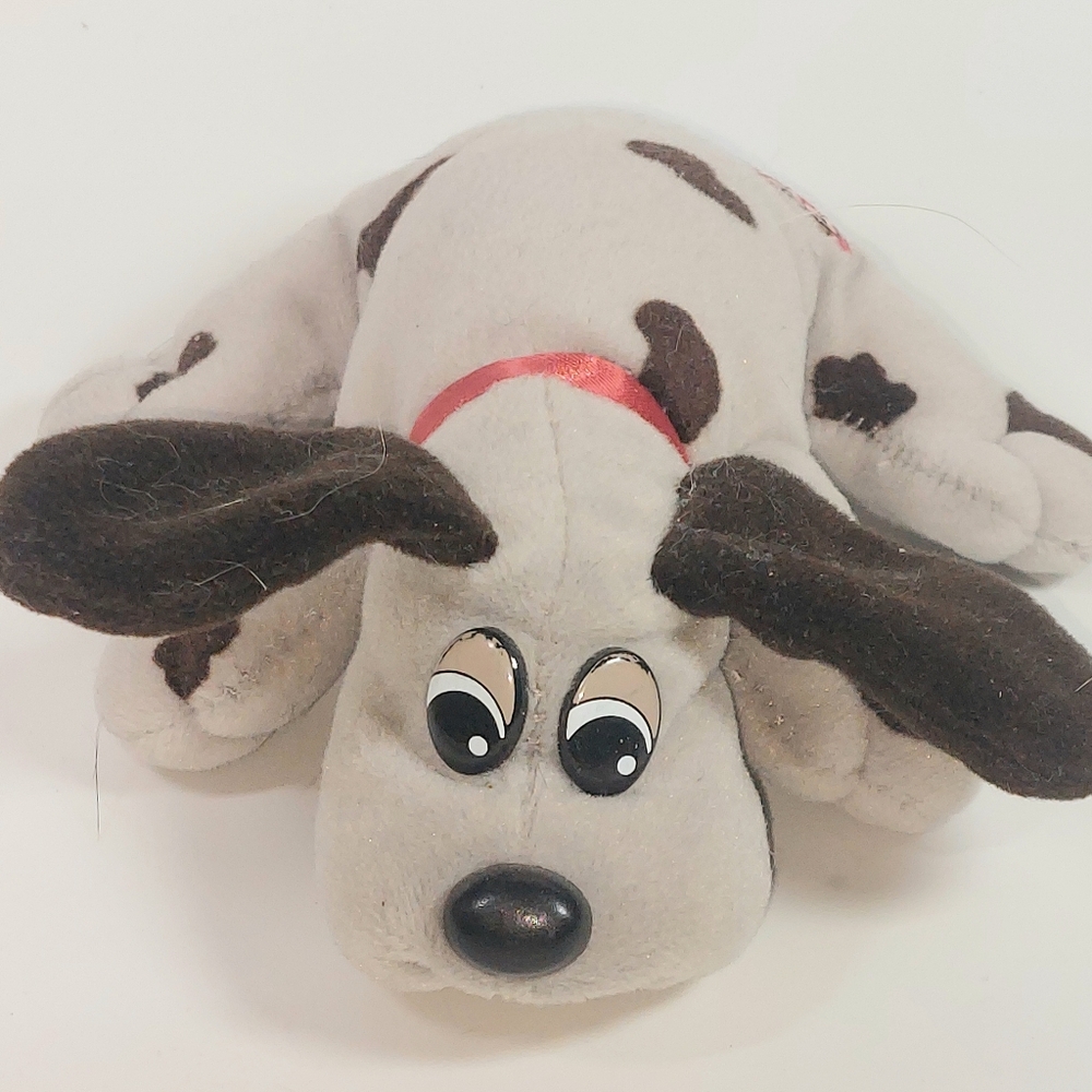 Vintage Tonka Pound Puppies Newborn 7” Dog Puppy Plush Stuffed Animal No Tags